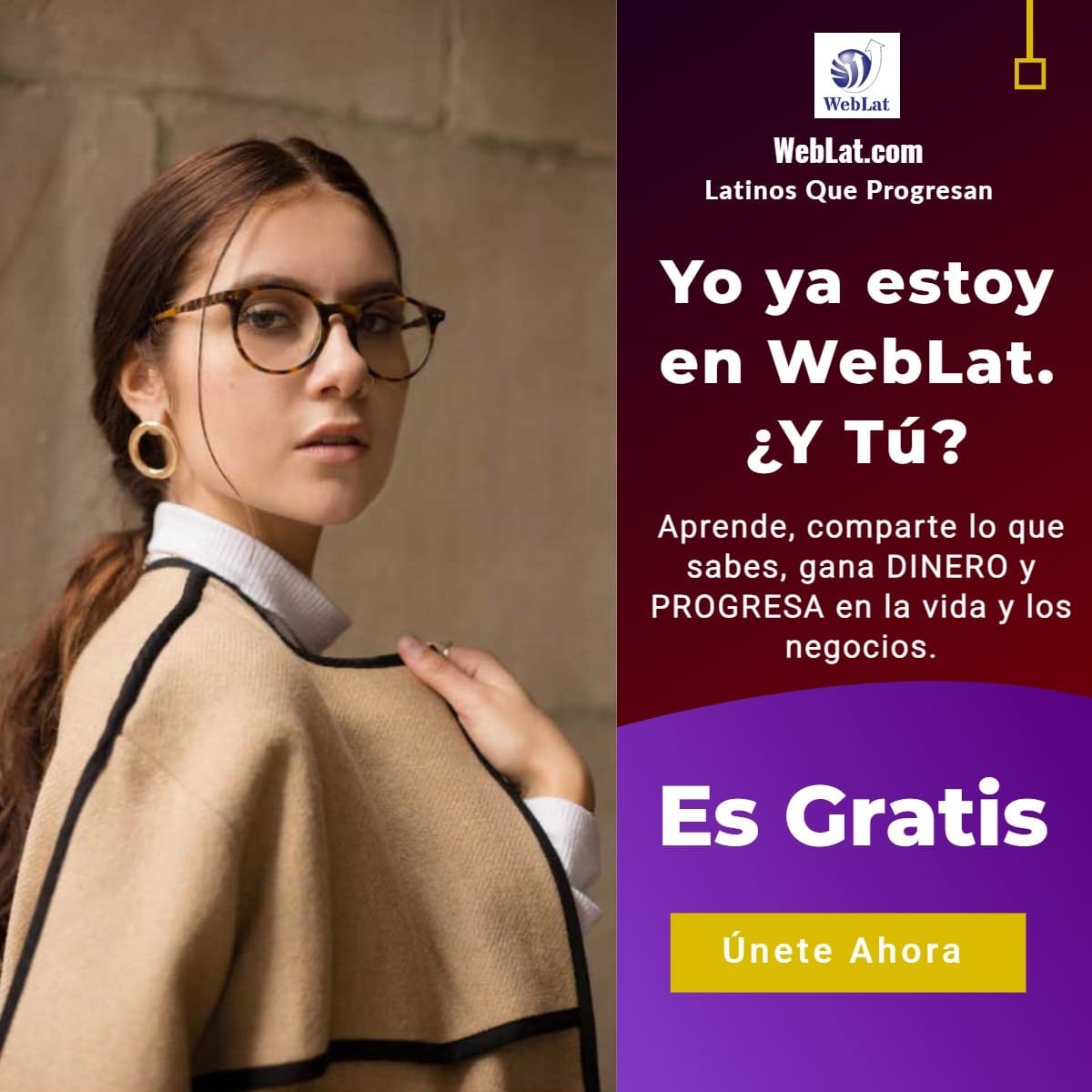 Invitación a Unirse a WebLat - la Red del Progreso Latino